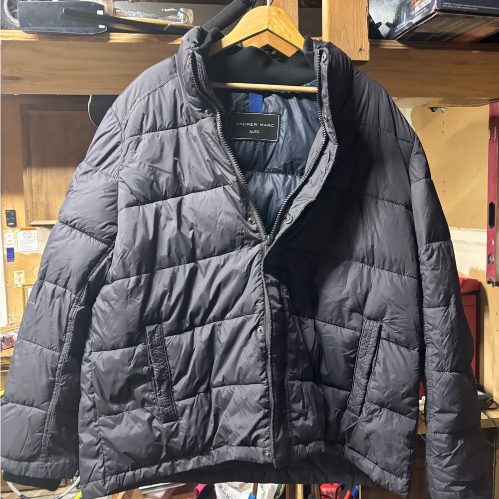 Andrew Marc Men's Black Puffer Jacket